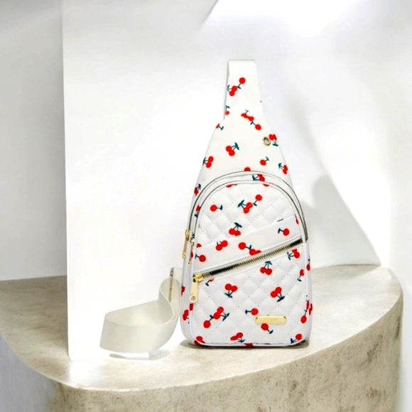 Handbags - 🌟NEW🌟 Cherry Nylon Sling Backpack for Women